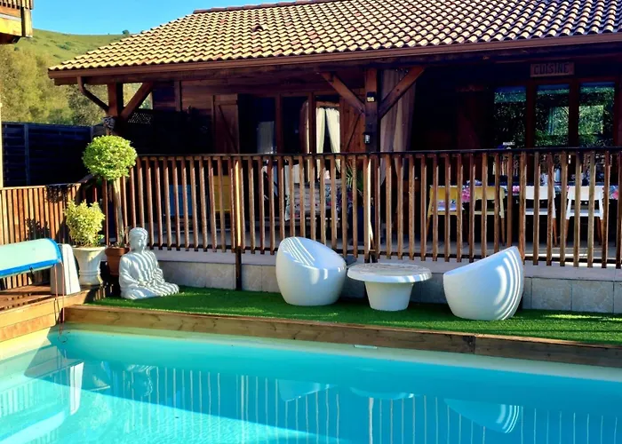 Alojamento de Acomodação e Pequeno-almoço O Fil De L'eau Piscine Acces Riviere Omessa